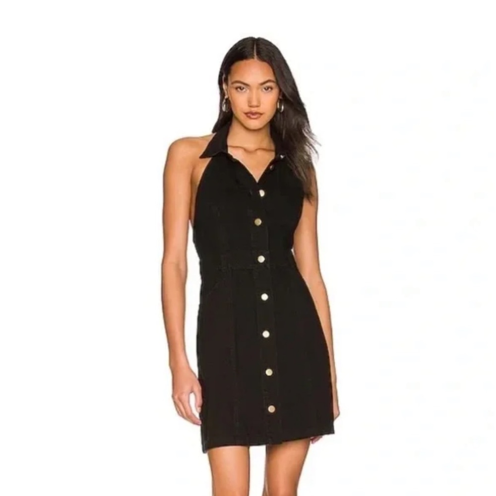 Free People Sami Point Collared Mini Dress XS